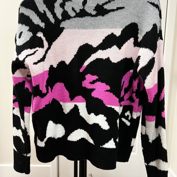John +Jenn, Sweater Long sleve, Black, grey, light pink, hot pink, XS/TP - Picture 2 of 3